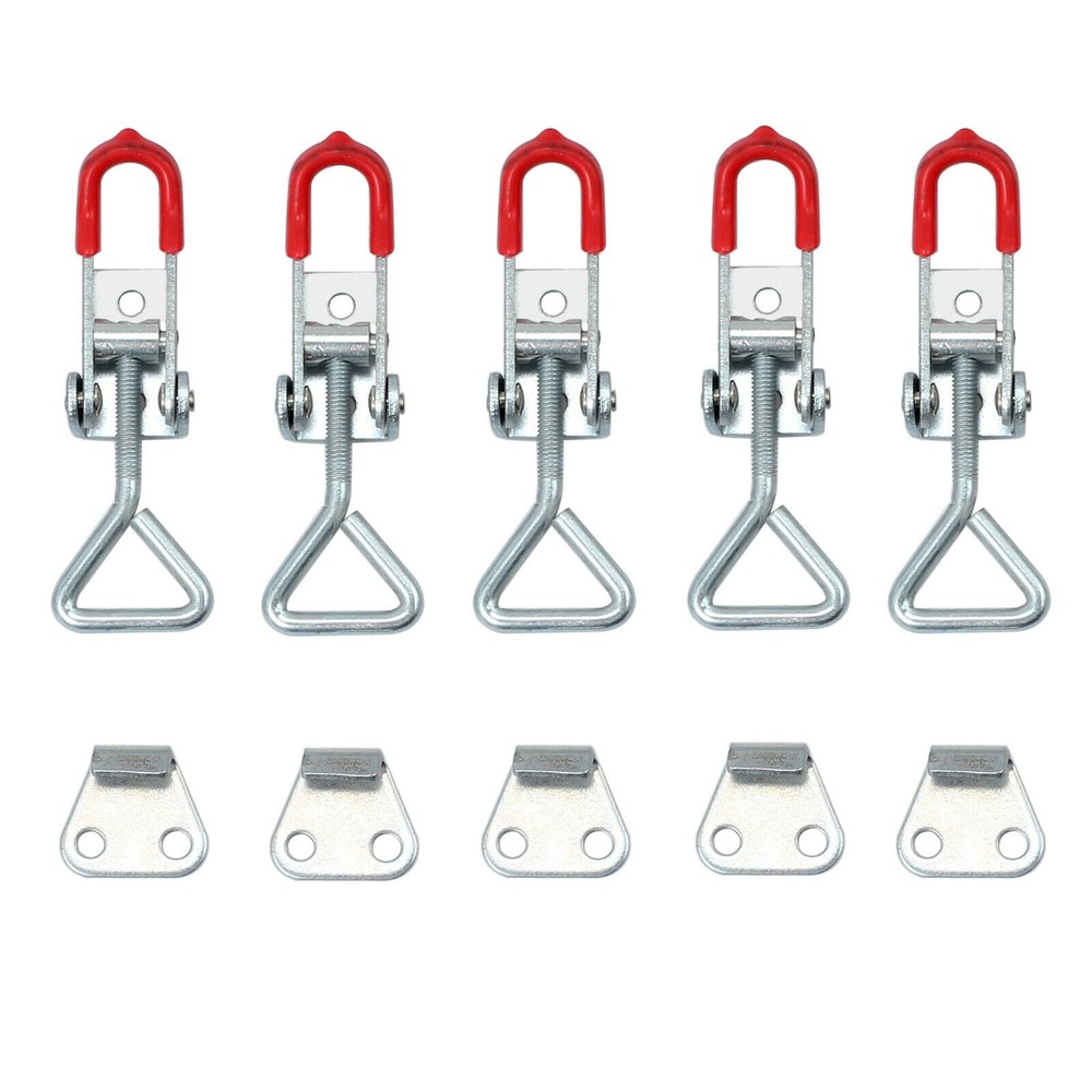 5PCS Self-locking Buckle Toggle Latch Clamp Cabinet Box Latch Adjustable Lock