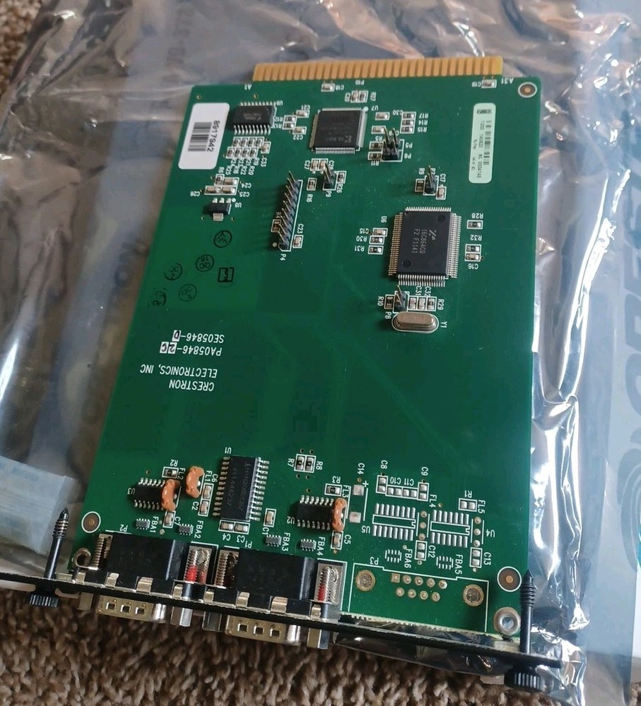 Crestron C2COM-2 RS-232/422/485 Interface Card For 2-Series Control System Y-Bus