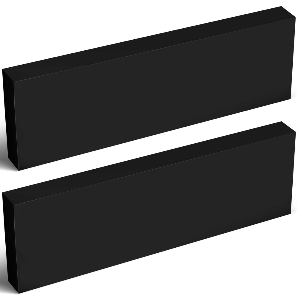 Colingmill 2 Pcs HDPE Plastic Block 1" x 4" x 12", Polyethylene Solid Plastic...