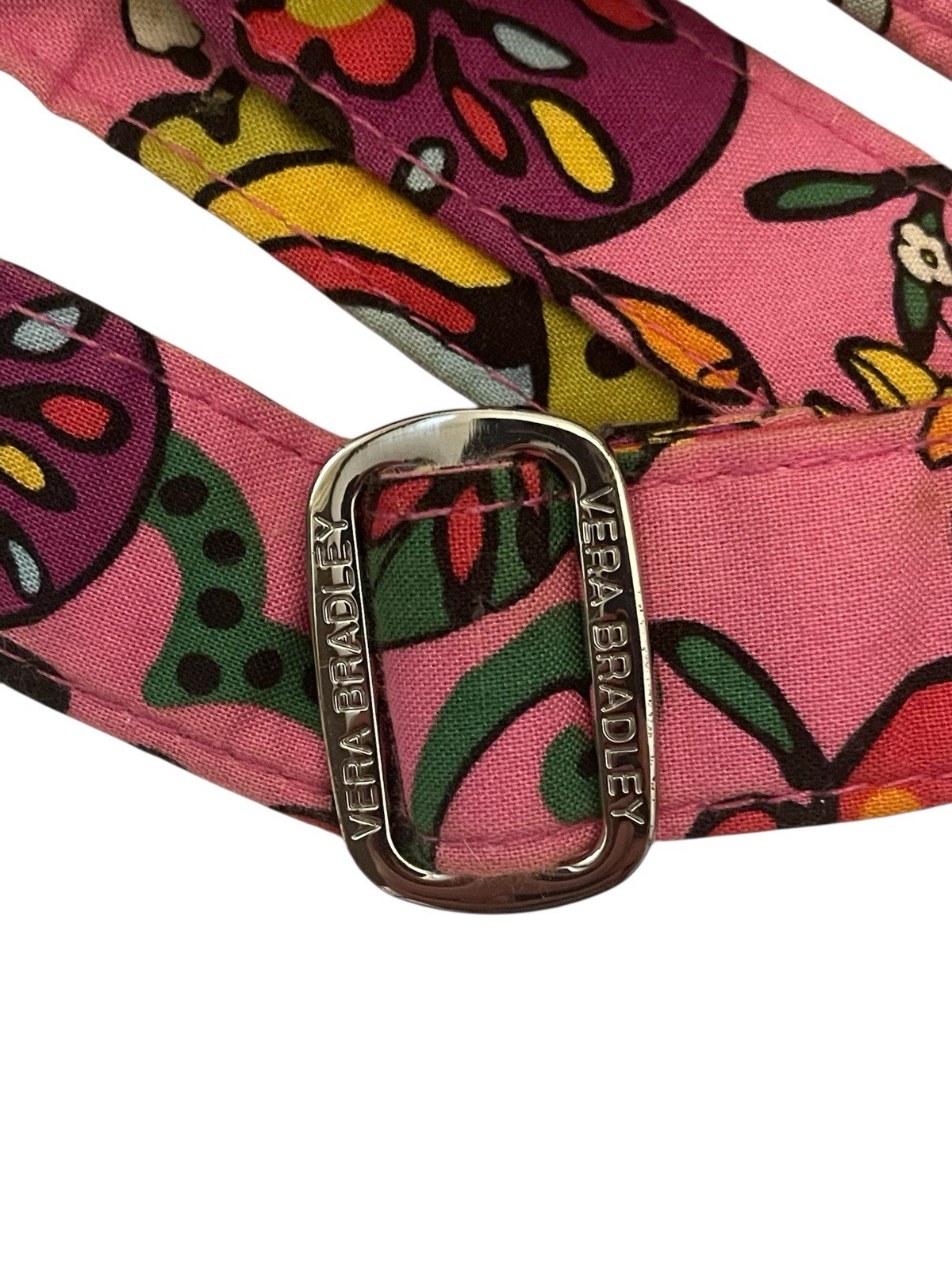 DISNEY VERA BRADLEY Mickey Minnie Just Mousing Around 11” Pink Hipster Crossbody