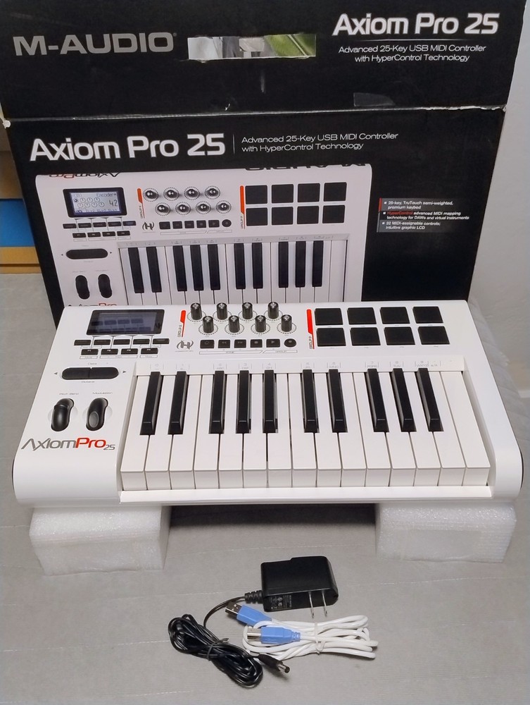 M-Audio Axion pro 25 Advanced 25Key USB MIDI Controller HyperControl Technology