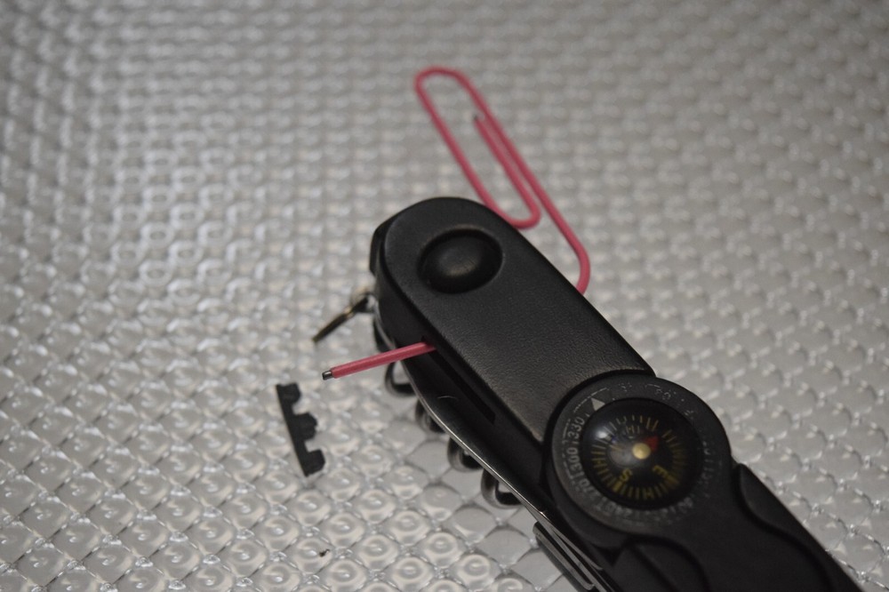 SIX FUNCTION MULTITOOL KNIFE CORKSCREW COMPASS SURVIAL POCKET TOOL CAMP HIKING