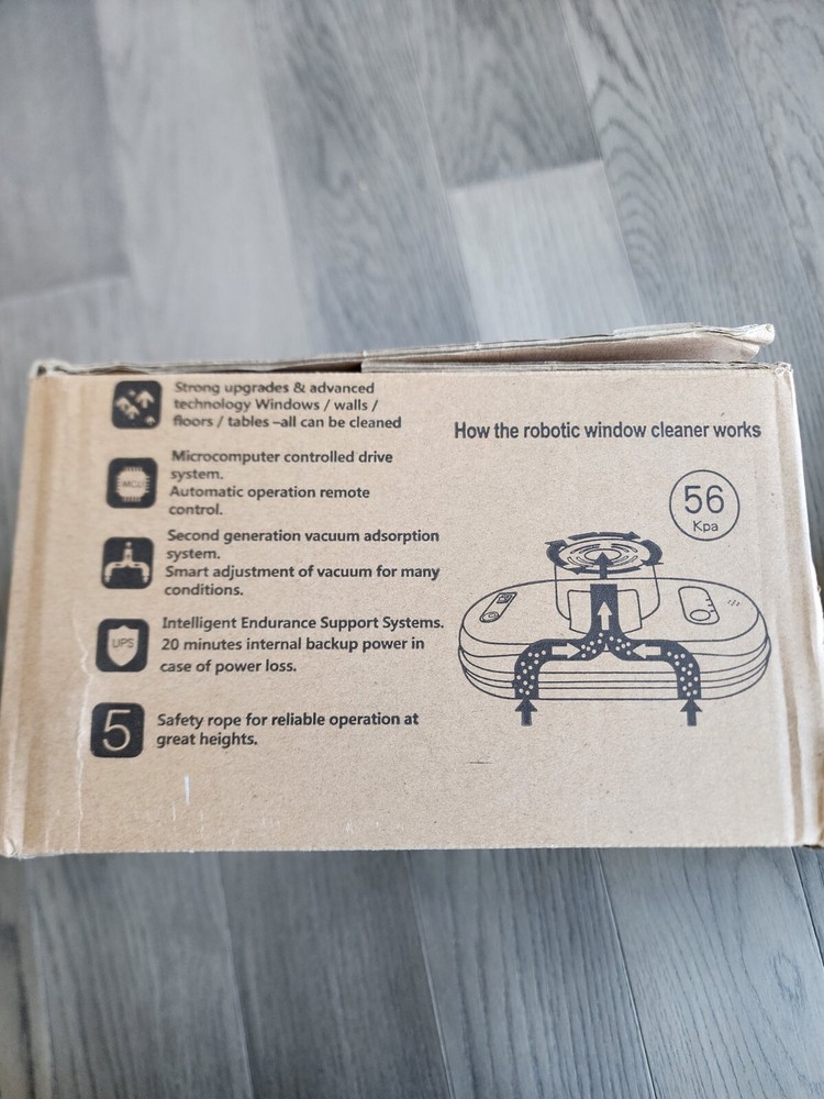 Automatic Window Cleaning Robot With 24 Resuable Microfiber Cleaning Wipes