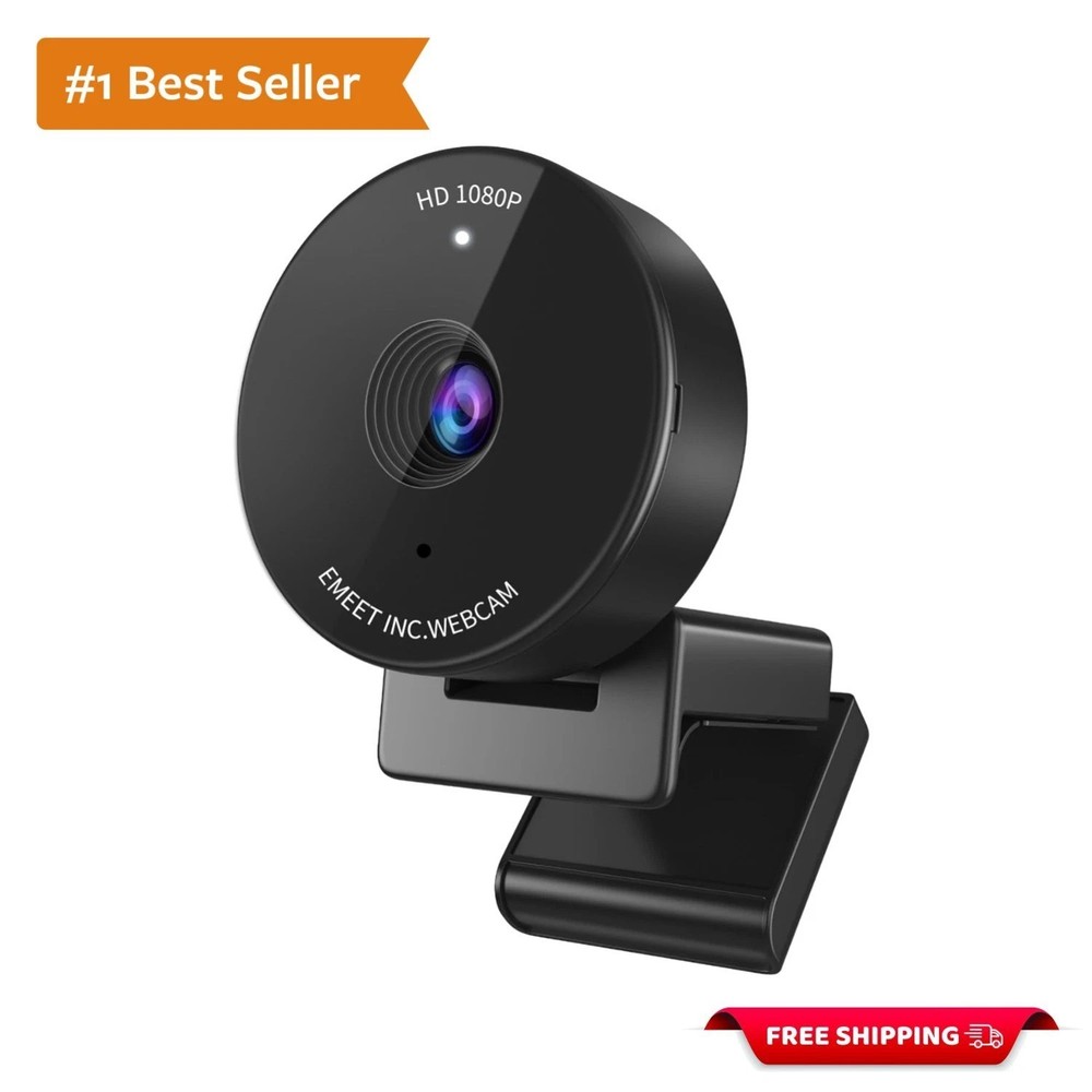 High-Definition C950 Webcam with Built-In Microphone & Auto Light Correction