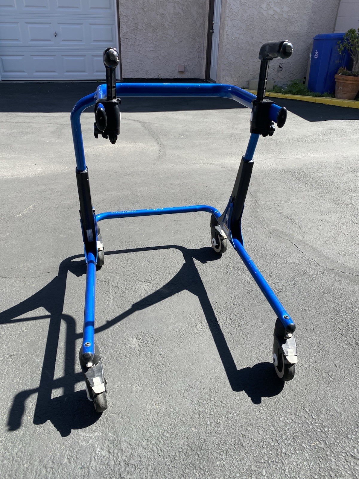 Rifton Pacer Adult Therapy Gait Trainer Large K503 200lb Cap Blue Mobility Aid
