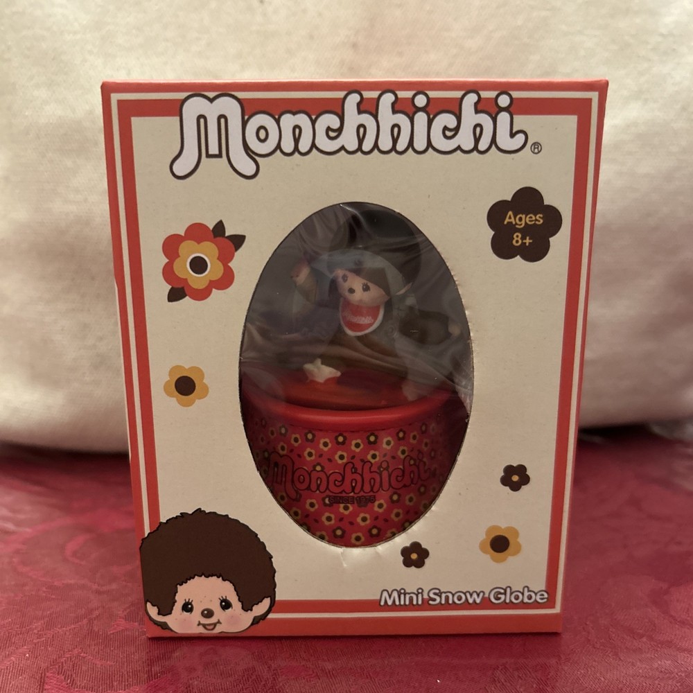 Monchhichi Mini Snow Globe NIB- BOY