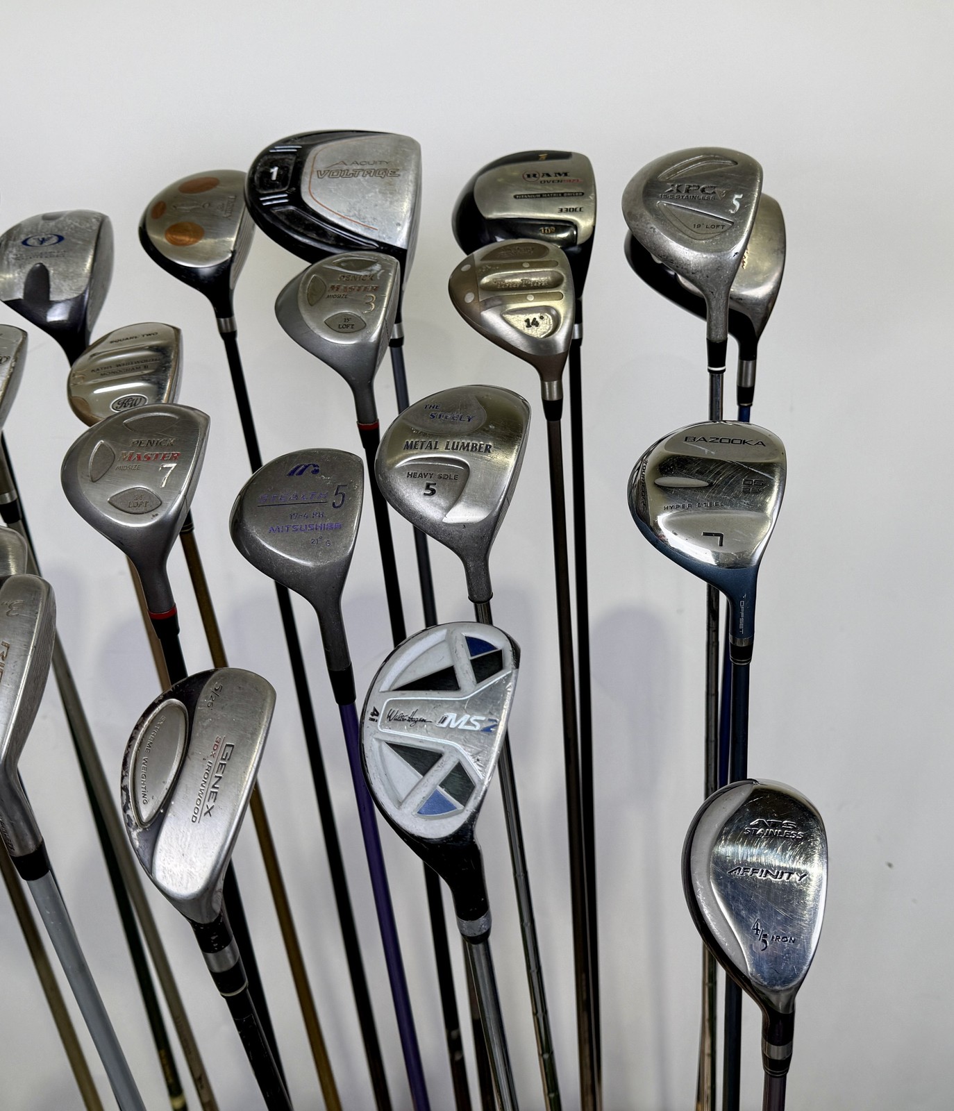 Wholesale Lot of 24 Golf Clubs -Drivers, Fairway, and Hybrids Assorted