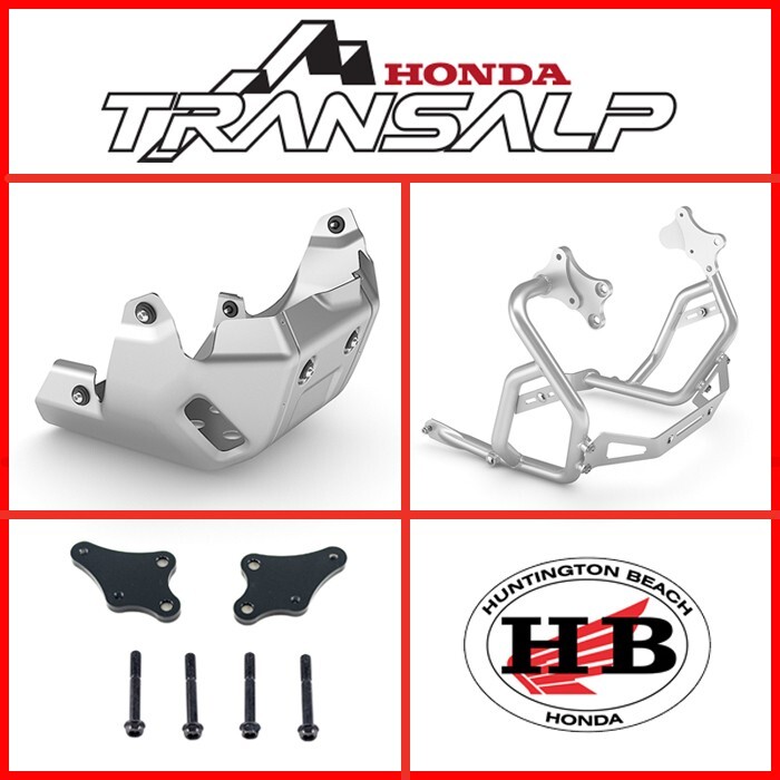 NEW HONDA OEM SKID PLATE / ENGINE GUARD / ATTACHMENT KIT 2024 XL750 TRANSALP