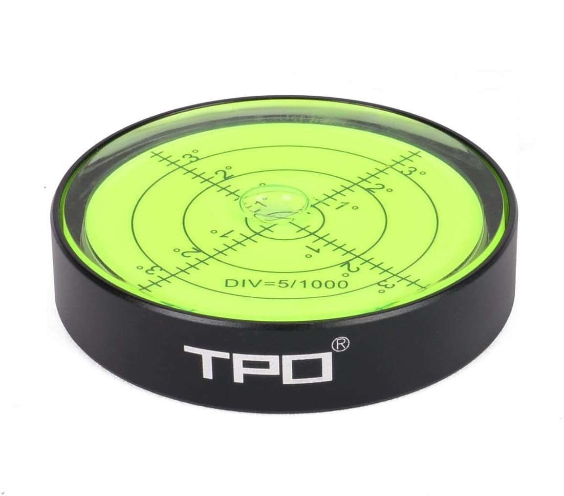 Horizontal Bubble Level 2.5 Inches Precision Bulls-eye Circular Bubble Level