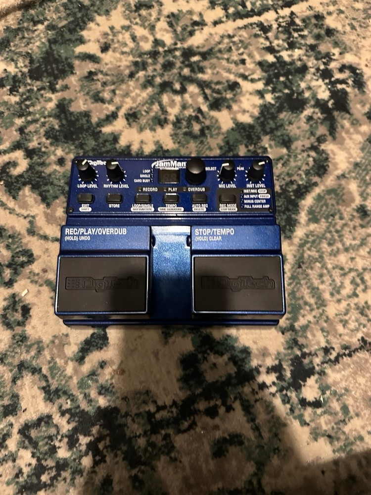 Digitech JamMan Loop / Phrase Sampler Effects Pedal With Power Supply