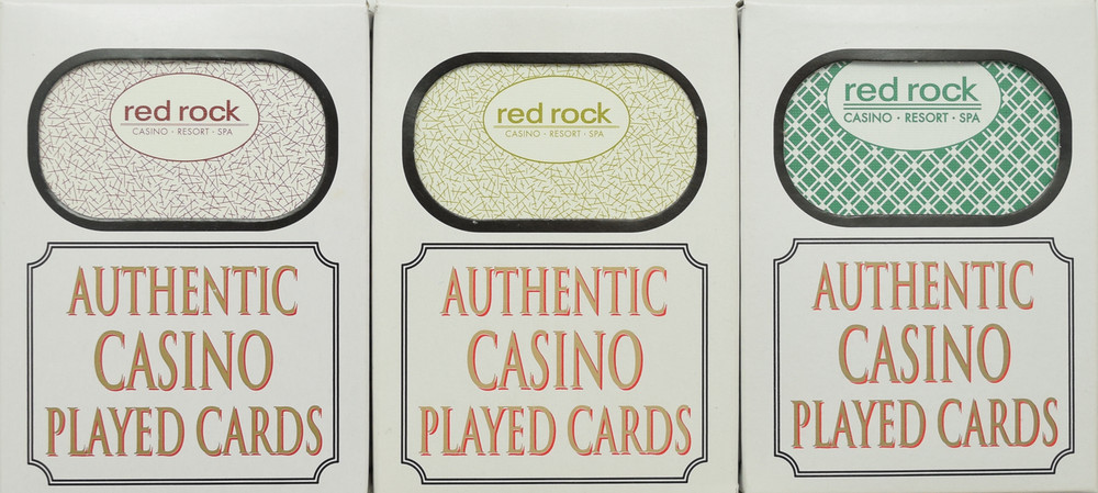 Red Rock Casino Deck (Red/White)