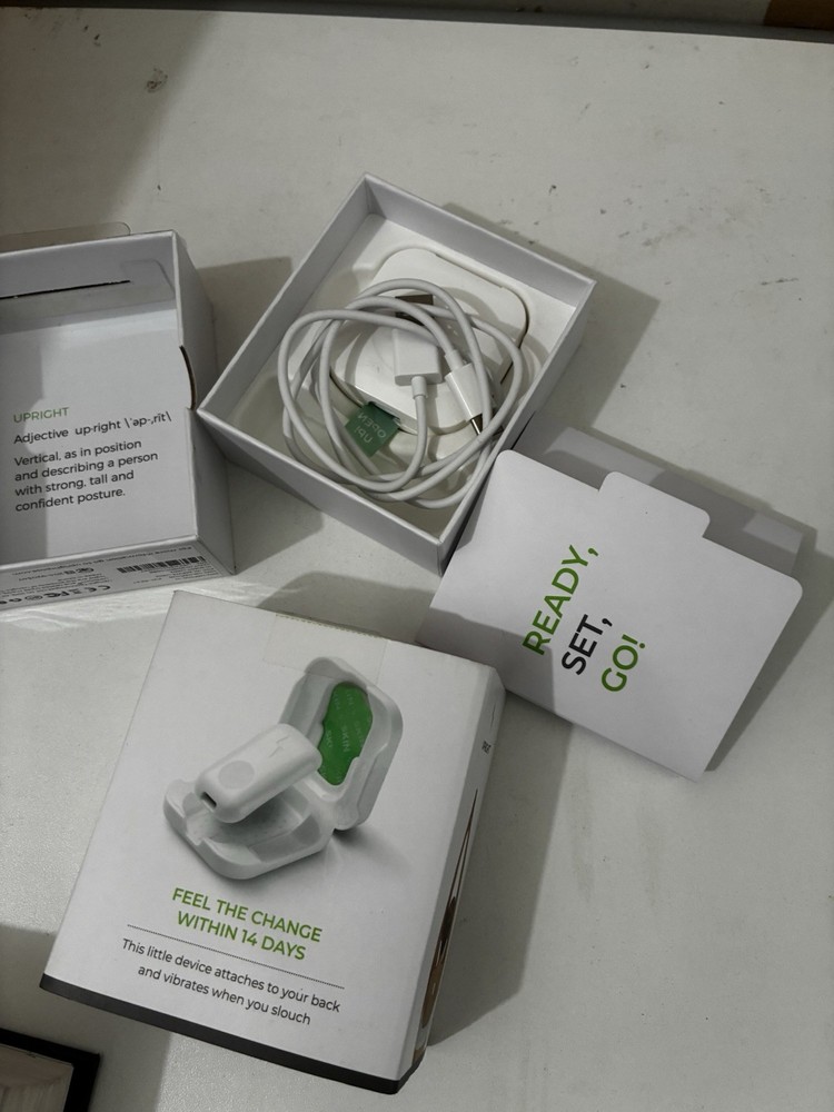 Upright GO 2 Back Posture Trainer and Corrector Device + Adhesive Pack URF01W-IN
