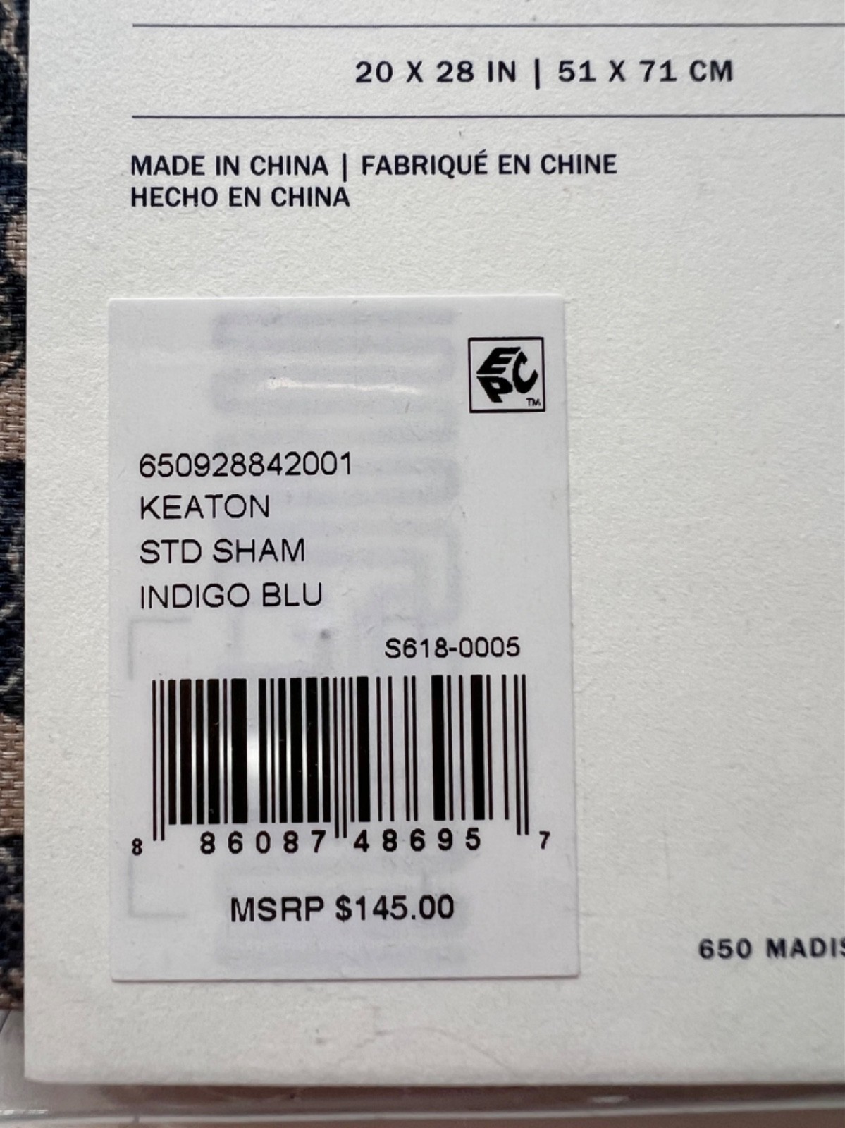 3pc RALPH LAUREN Queen Duvet Set HARLOW BRINLY FOREST BROWN / KEATON INDIGO BLUE