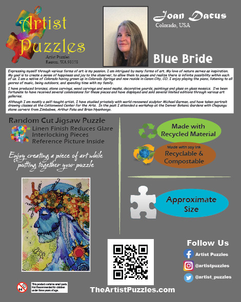Blue Bride - 1000pc jigsaw puzzle
