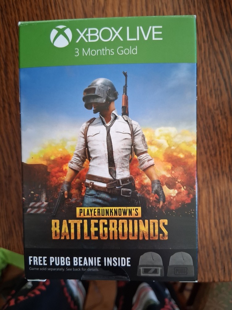Xbox Live Playerunknown's Battlegrounds 3 Months Gold ($25) With Beanie