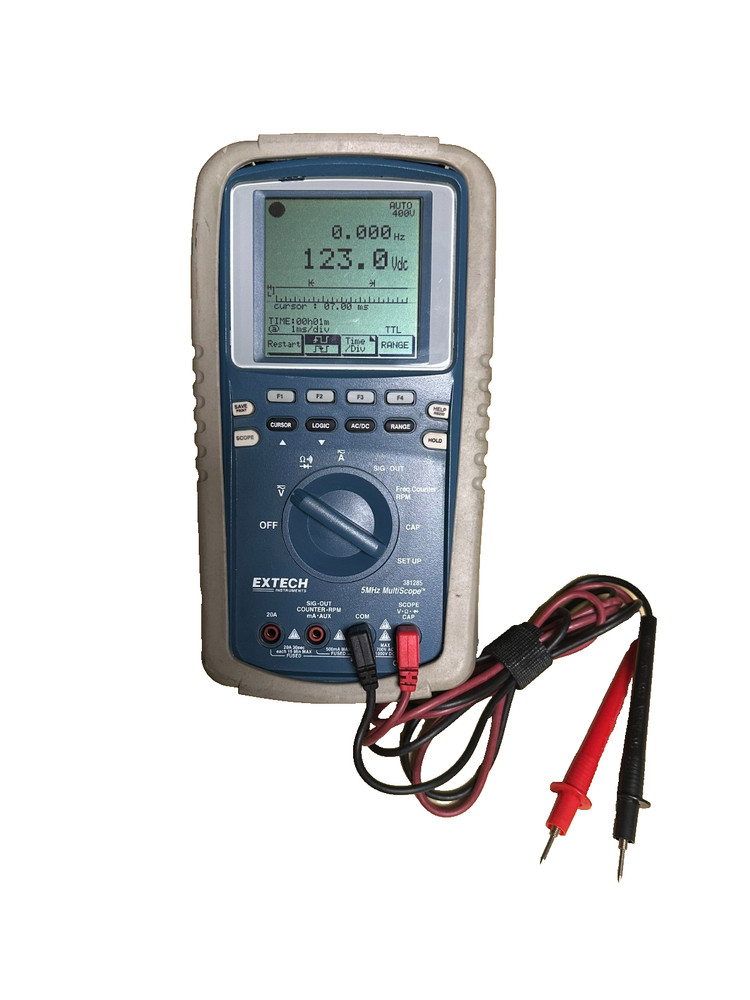 EXTECH HANDHELD MULTISCOPE / OSCILLOSCOPE / DIGITAL MULTIMETER