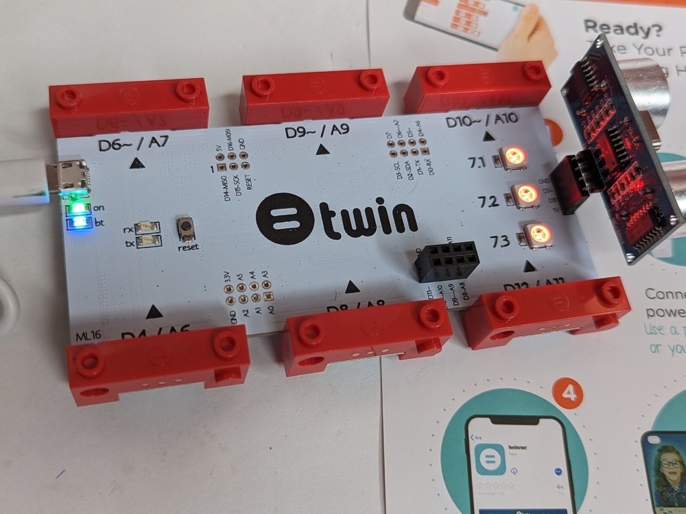 Twin Science STEM Coding Kit: Learn Programming for Children Ages 8+, Complete