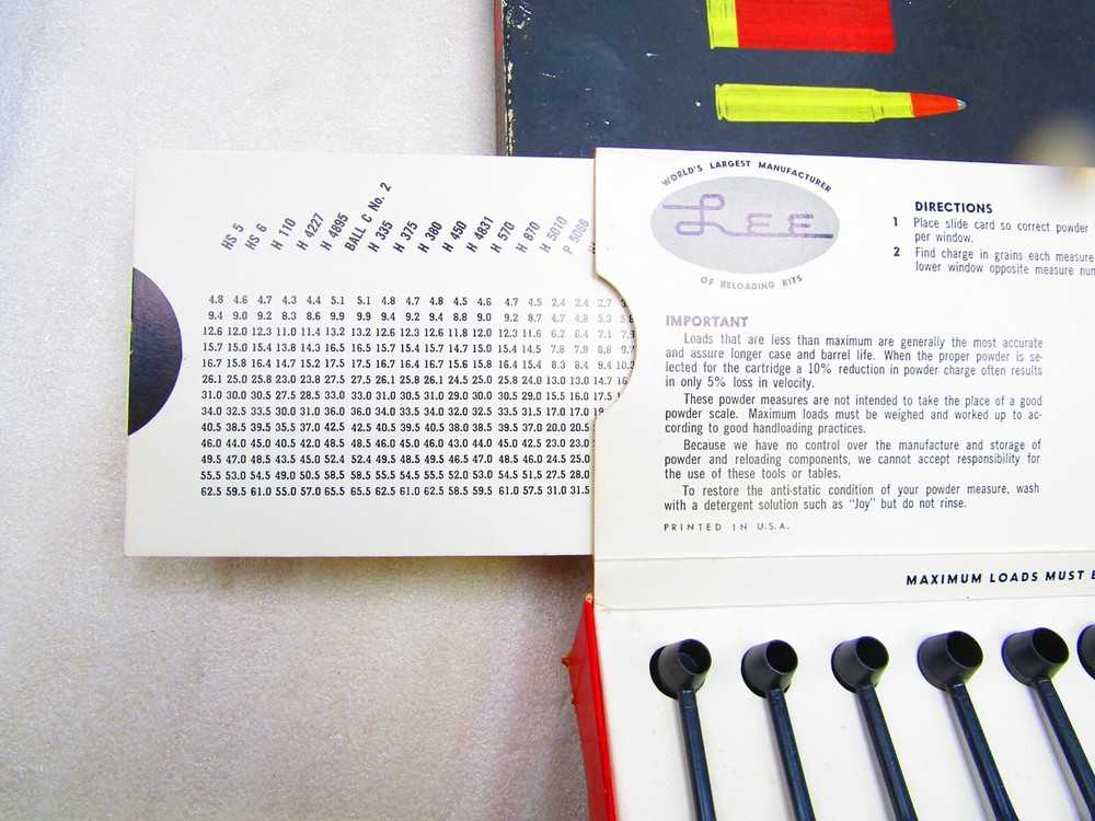 Gun powder measure kit by Lee