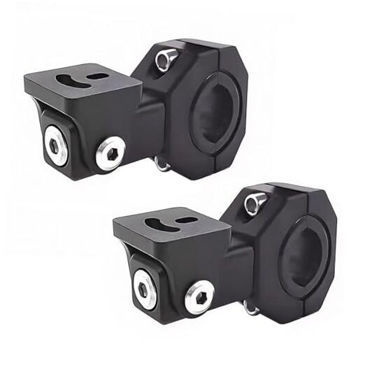 2 Pcs Motorcycle Spotlight Bracket, Heavy Duty Motorcycle Light Mount Bracket