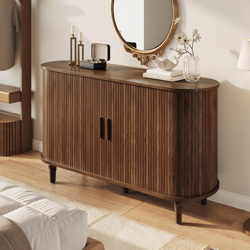 Sideboard Buffet Cabinet with Storage - Accent Kitchen Credenza Console Table wi