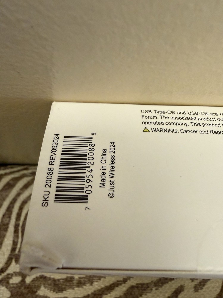 Just Wireless Bluetooth FM Transmitter USB-C/USB-A/Charging Port (0888) R5P1