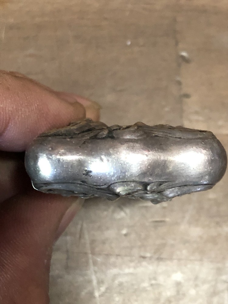 Antique Silver Match Safe Vesta Case