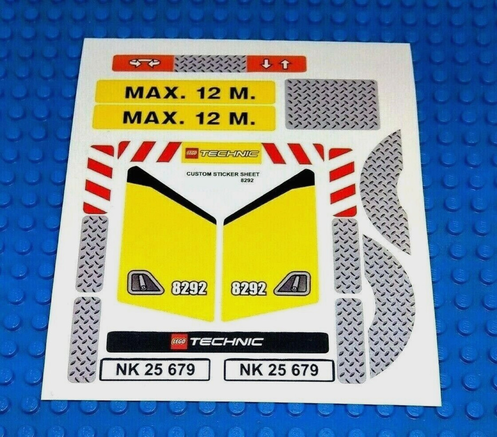 Custom Decal for 8292 Replacement Stickers