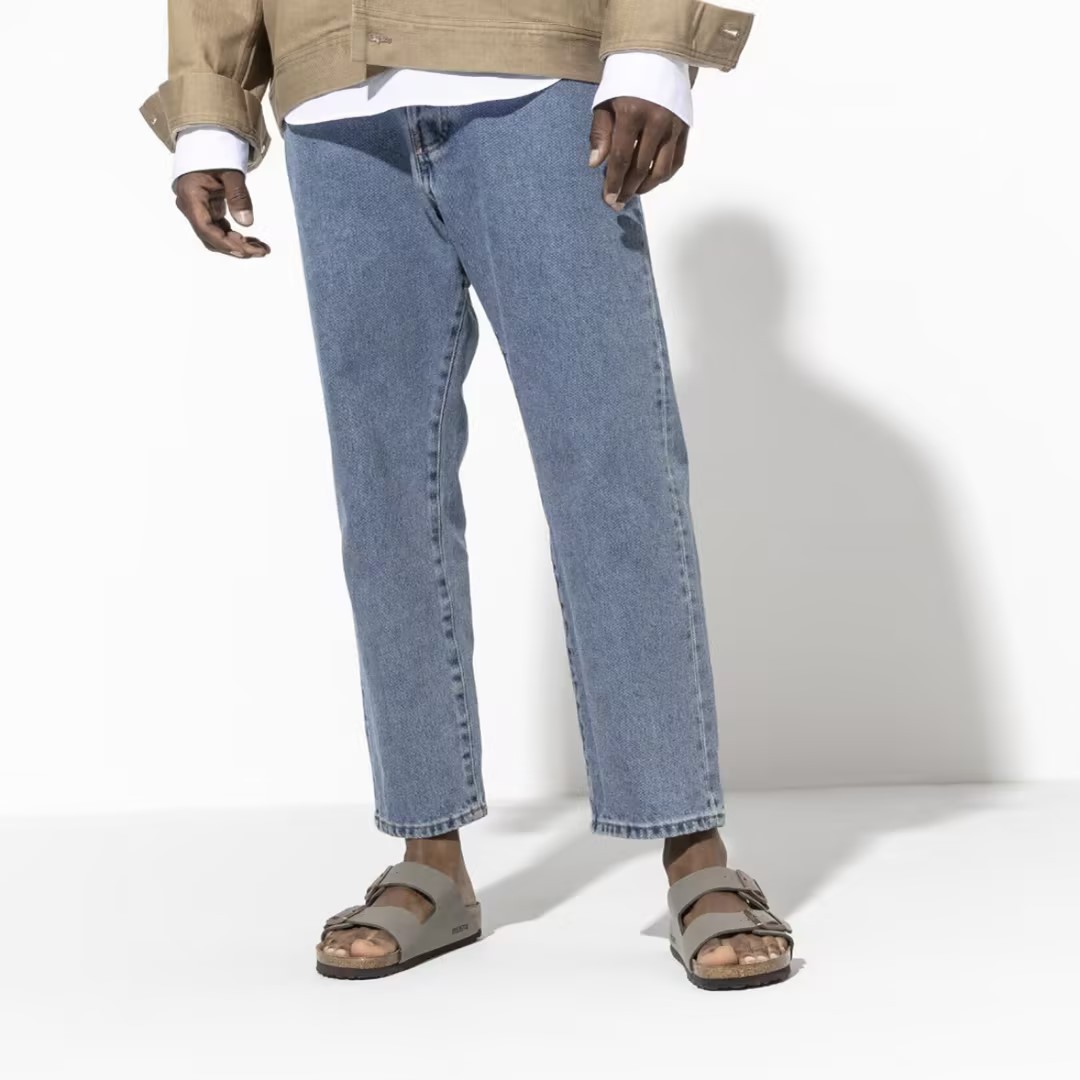 Birkenstock Arizona Soft Footbed Stone/Mocha/Black/Blue Comfort Sandals EU37-45