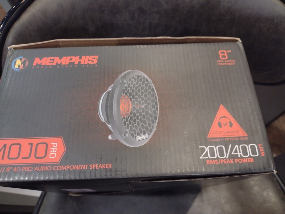MEMPHIS AUDIO 8 INCH MID RANGE SPEAKER W/GRILL