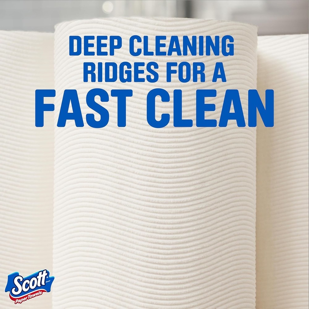 Scott Paper Towels Choose-A-Sheet - 6 Double Rolls (12 Regular Rolls) 108 Sheets