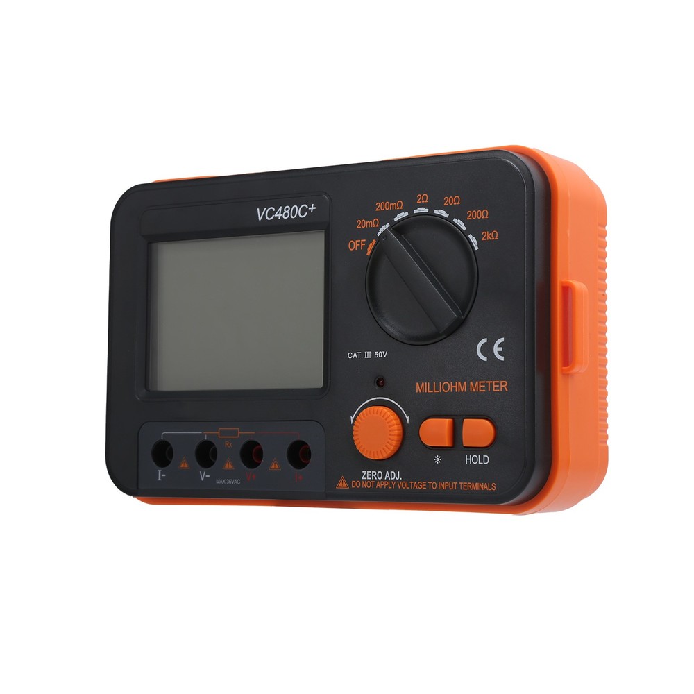 VC480C Digital Milliohmmeter High Accuracy Tester For Electrical Professionals