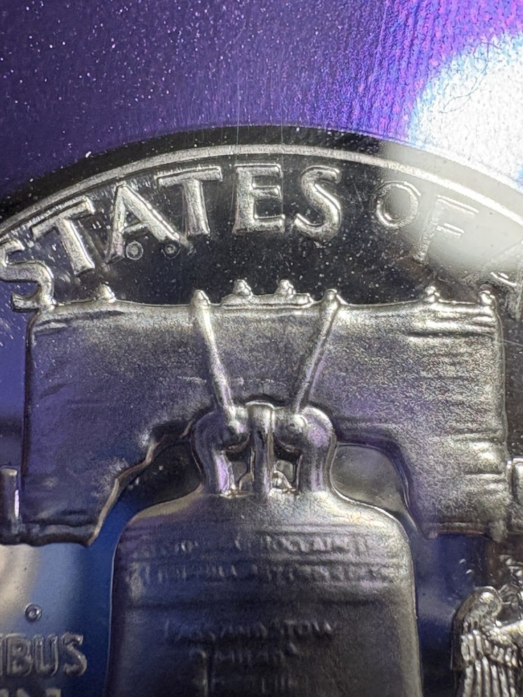 1958 Franklin Proof Silver Half Dollar NGC 67 Graded With Error, Rotated Die