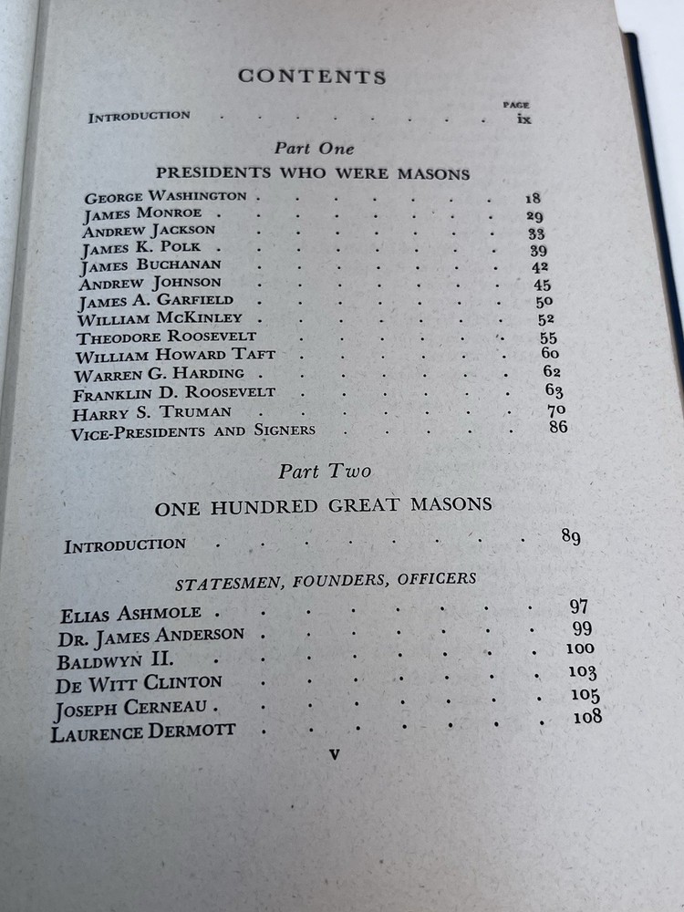 Masonic Lot RARE Book 1st Ed/2nd Print & Correction Insert Eastern Star Trinkets