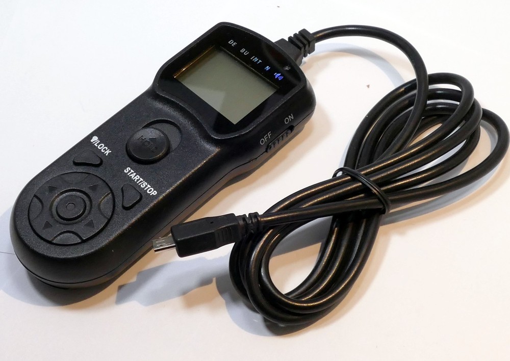 JJC TM-F2 Camera Timer Remote Control for Sony multi-connector