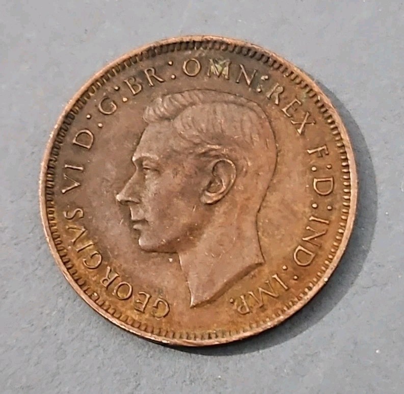 Coin Great Britain Farthing 1944 KM843
