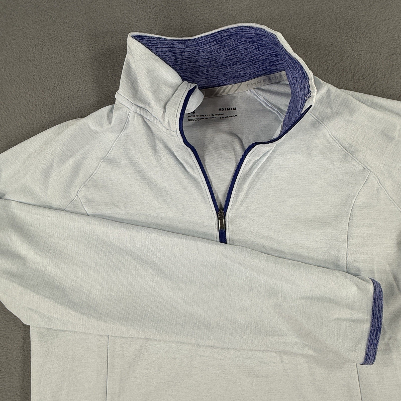 Under Armour Women’s Loose Heatgear 1/4 Zip Pullover, Long Sleeve Medium