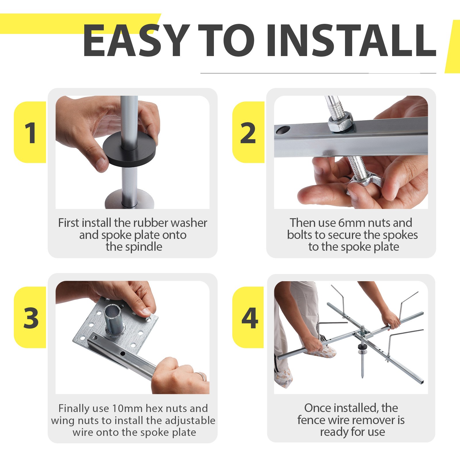Spinning Jenny Fence Wire De-Reeler For Both High Tensile Other Fence Systems
