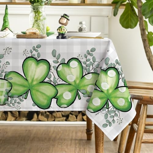 St. Patrick's Day Rectangular Tablecloth 52×70 52" x 70" (Rectangular) Green