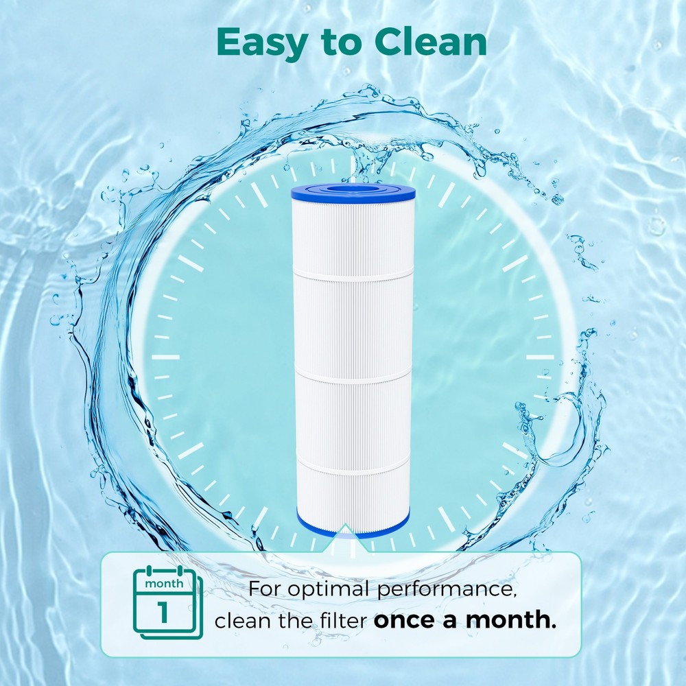 4-Pack CCP320 / PCC80 Pool Filter Cartridge Replacement for Clean & Clear Plus