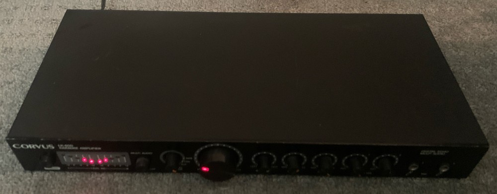 Corvus LK-600 Digital Echo Karaoke Amplifier System 2 Microphone Inputs Pre-Out