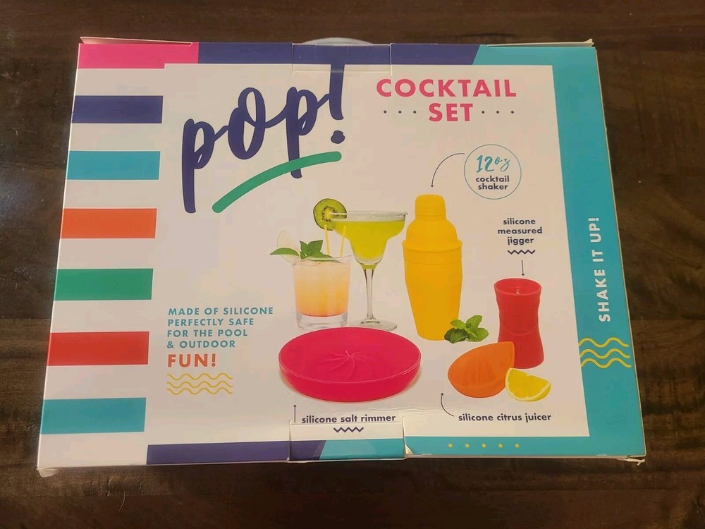Pop Cocktail Set Silicone New