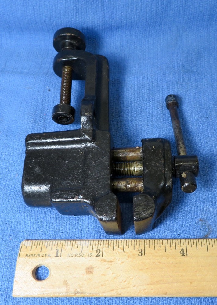 Vintage Small Black Bench Vise 2"