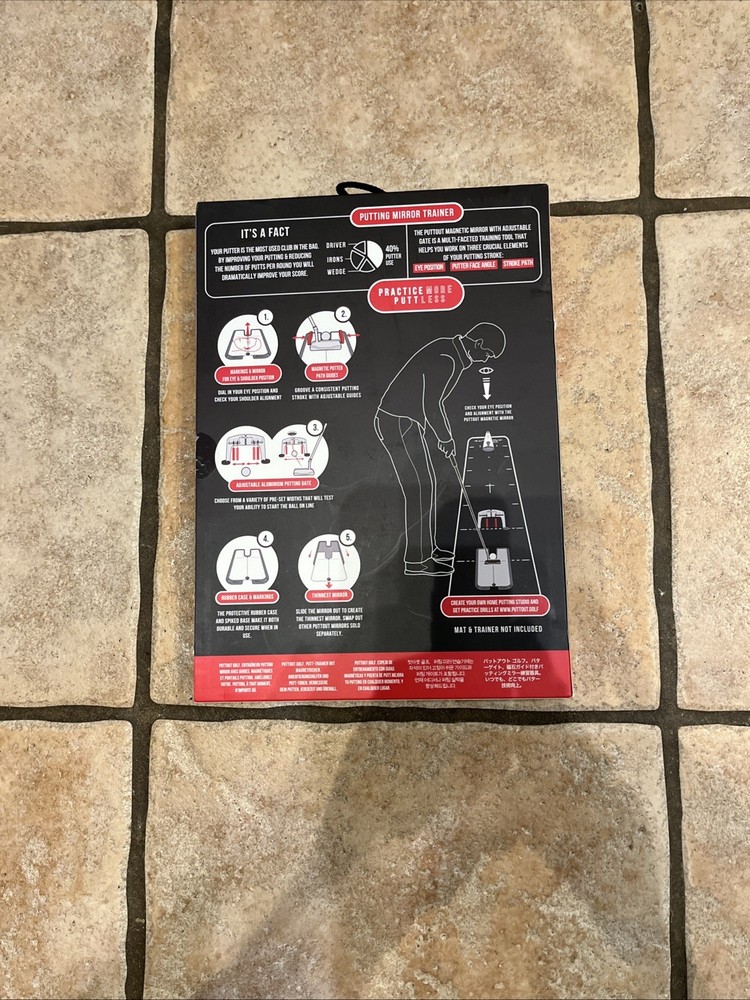 Adjustable Magnetic Putting Mirror for Perfect Golf Alignment