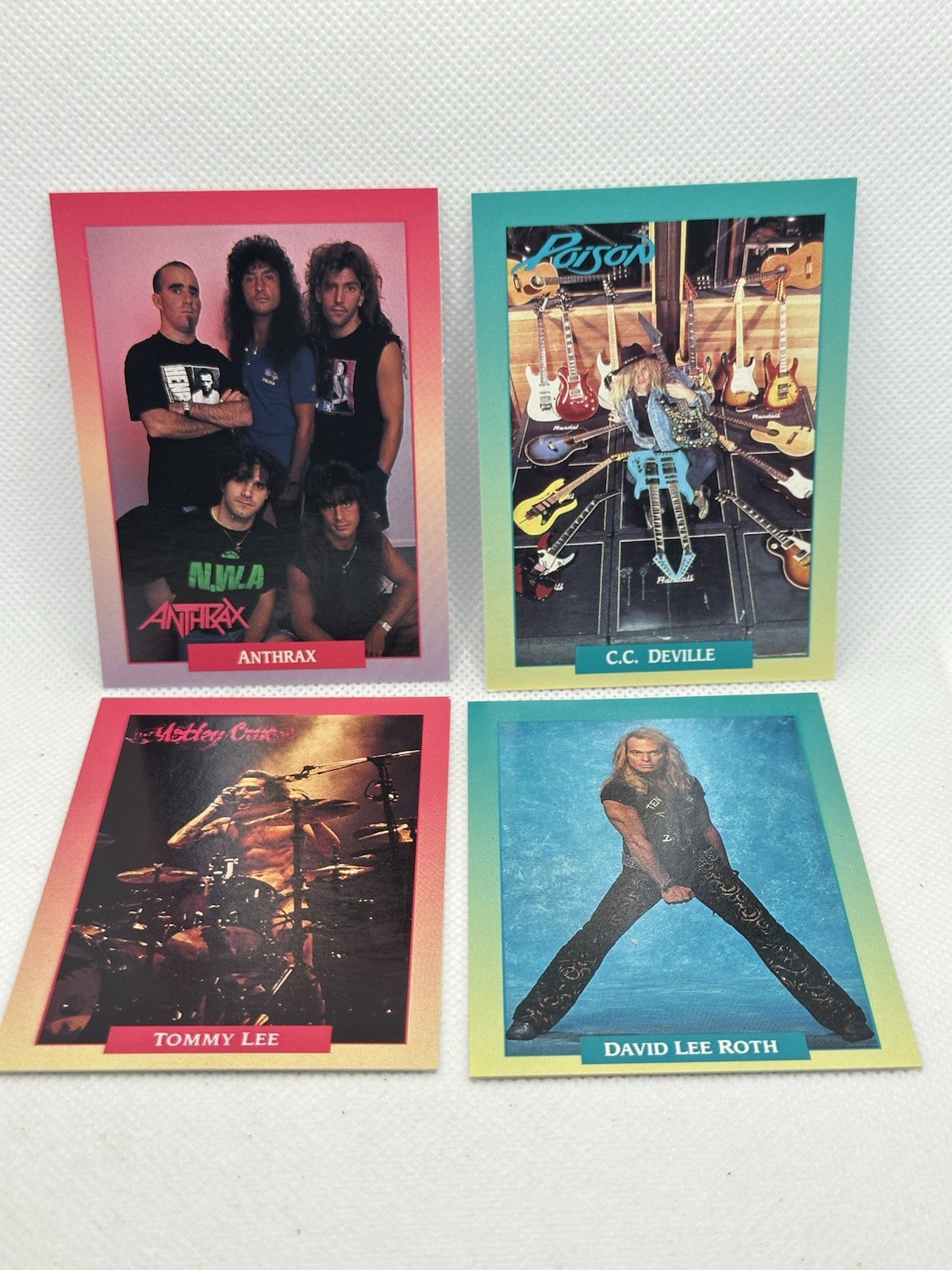 1991 BROCKUM ROCK CARDS Complete Base Set 1-288 PACK FRESH Bon Jovi Motley Crue+