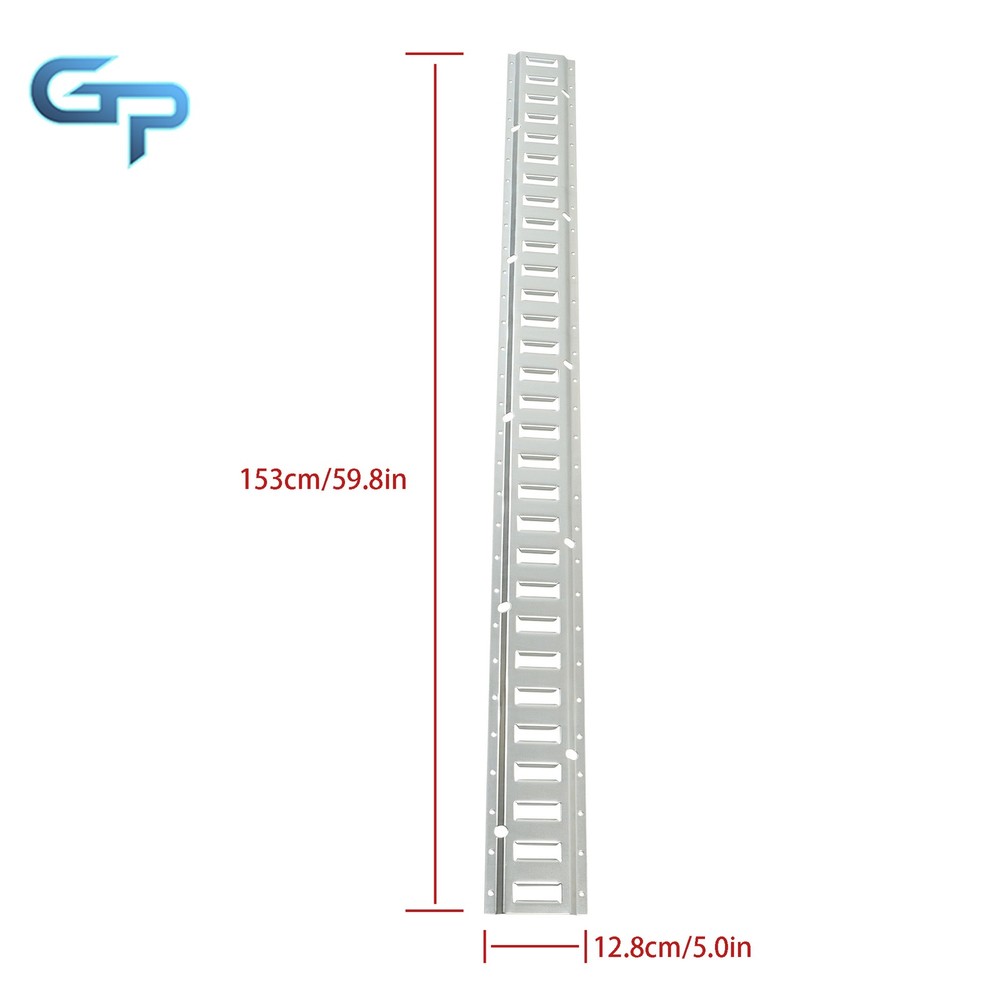 10PCS E Track Tie-Down Rail Kit Trucks Vans Garages Trailer Tie Down System