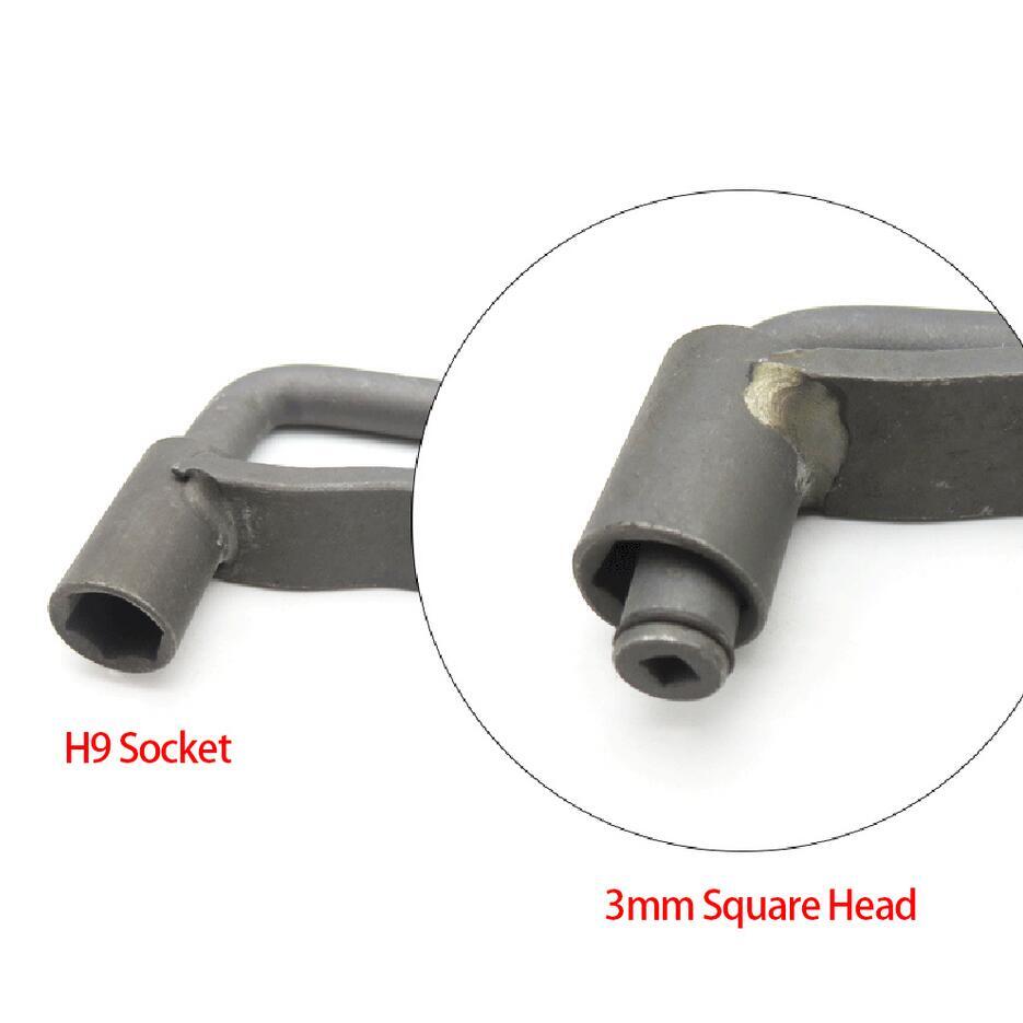 4PCS/Set Feeler Gauge Motorcycle Engine Valve Hexagon Socket Spanner Wrench