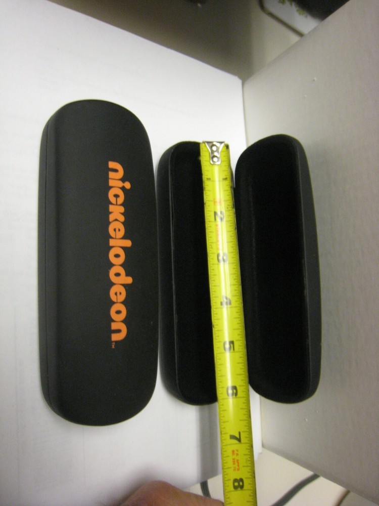 2 yes 2 NEW Nickelodeon Eyeglass Hard Cases Black