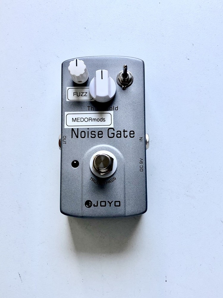 fuzz pedal Modded Joyo Noise Gate Circuit Bent