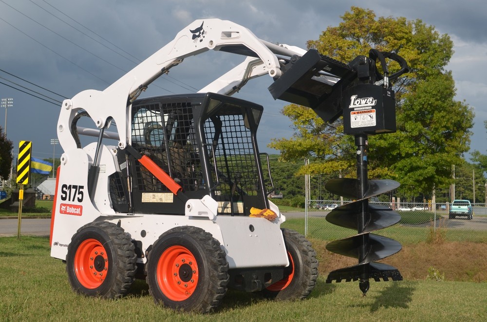 Lowe 750 Hex Auger Drive Digger with 24" Wide Bit Fits Skid Steer Quick Attach