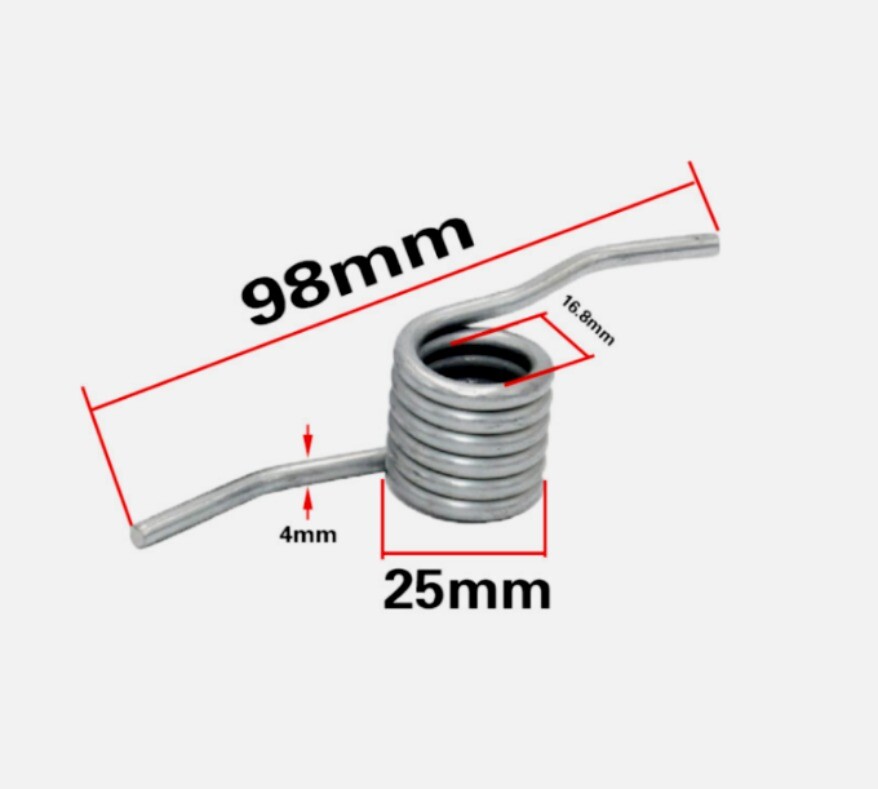 1pc Hydraulic Top Return Spring Handle Torsion Spring 3T-4T Horizontal Jack